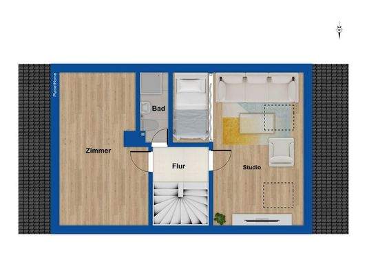 Grundriss Dachgeschoss