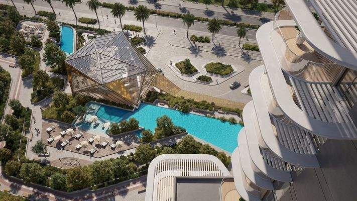 Portside Square - Pool View