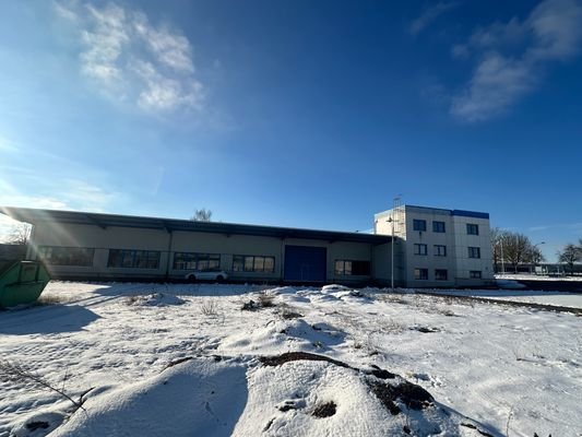 Seitenansicht Gebäudekomplex