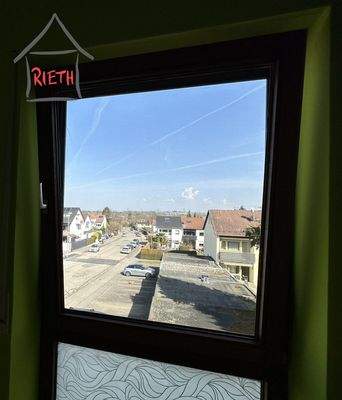 Ausblick aus dem Schlafzimmer