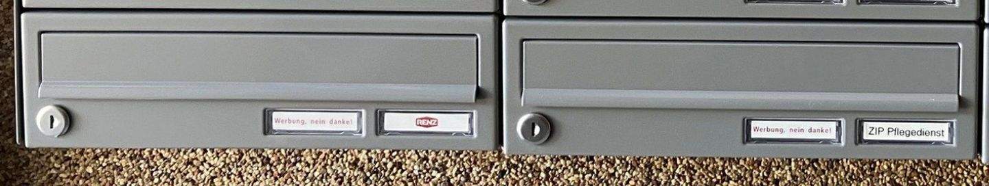 neue Briefkastenanlage