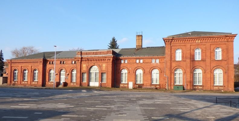 Objektansicht vom nördlichen Bahnhofsausgang