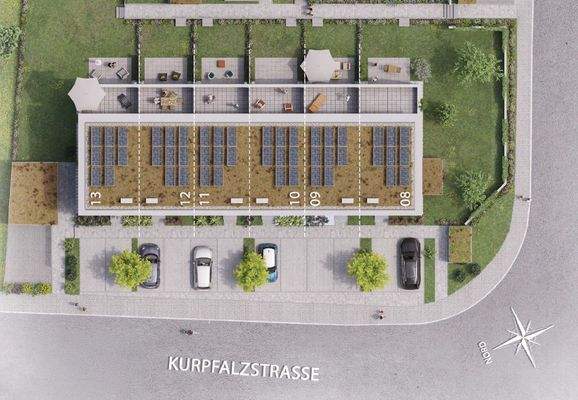 Lageplan Neubauquartier