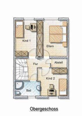 Grundriss Obergeschoss