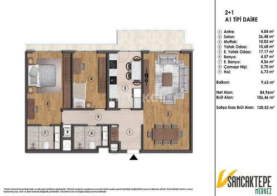 City and Nature View Flats for Sale in İstanbul Sancaktepe