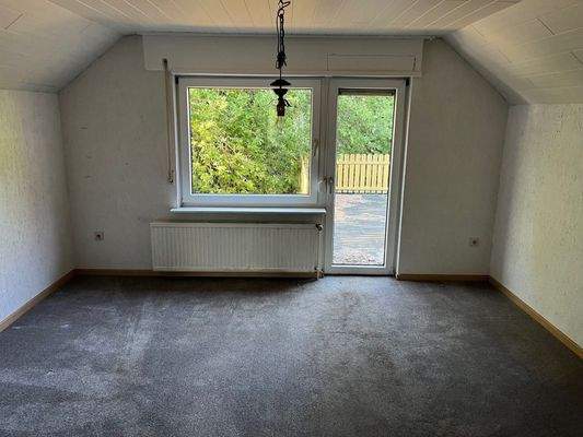 Schlafzimmer 3 m. Zugang zur Dachterrasse