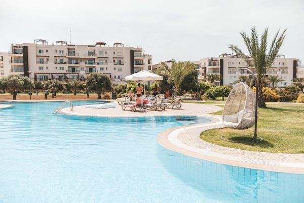 Apartments in a Complex with Private Beach in North Cyprus