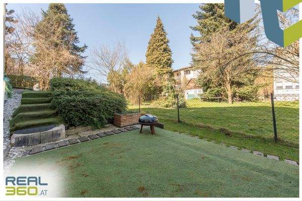 Nördlich gelegener Garten