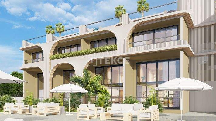 Apartments with Communal Swimming Pool in Bahçeli Girne