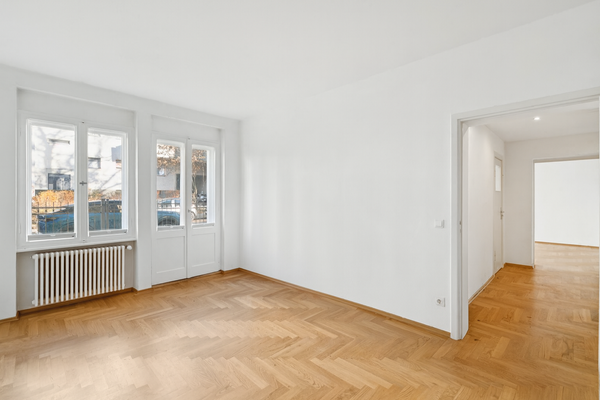 Wohnzimmer - Ansicht im bestehenden Zustand