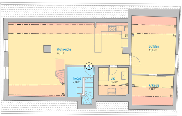 Grundriss Dachgeschoss
