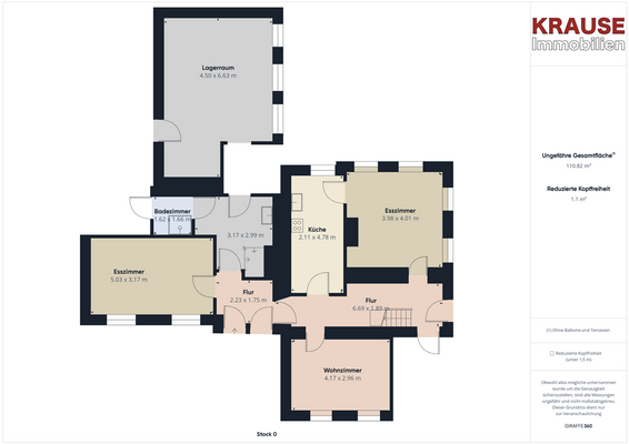 Grundriss Erdgeschoß