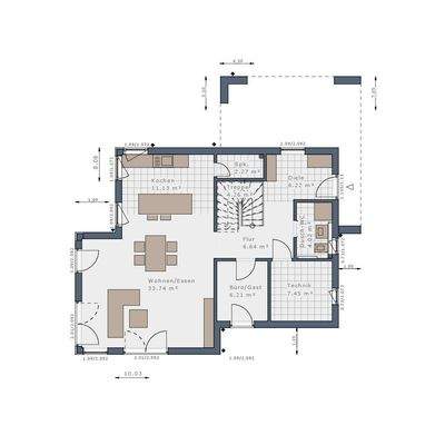 Grundriss Erdgeschoss