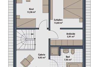 Grundriss Obergeschoss