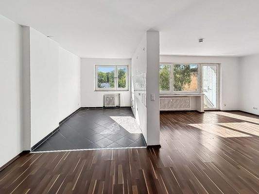 Küche und Wohnbereich