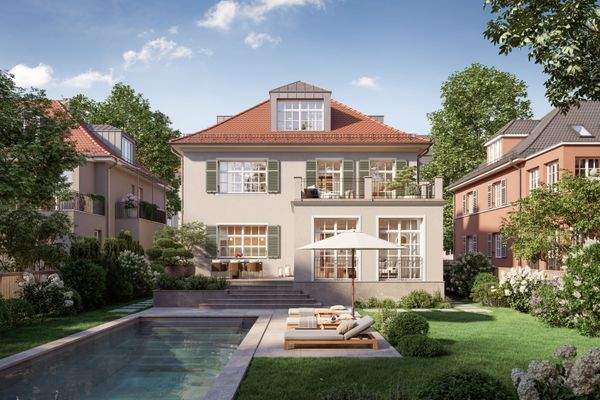 Grundstück Gern (visualisiert)