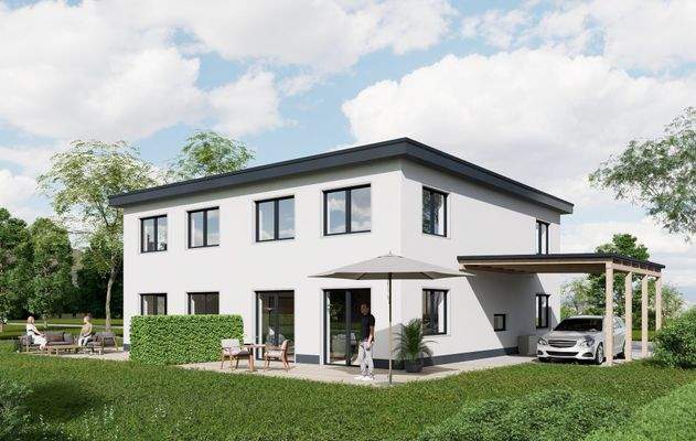 Visualisierung gartenseitig