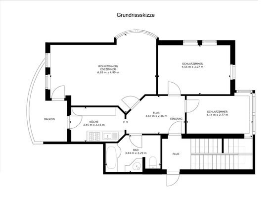 Grundrissskizze