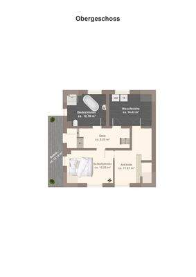 Grundriss Obergeschoss 