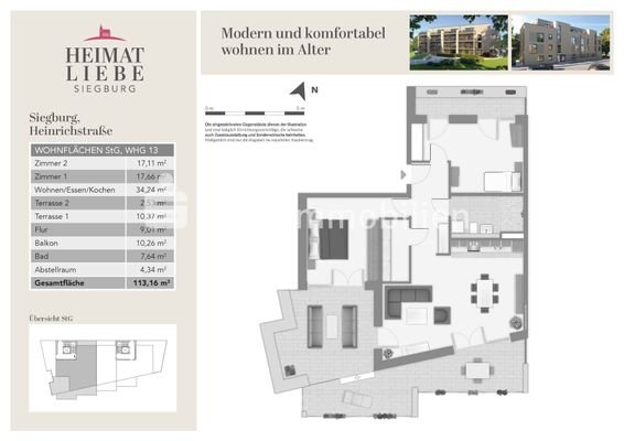 Grundriss Wohnung 13