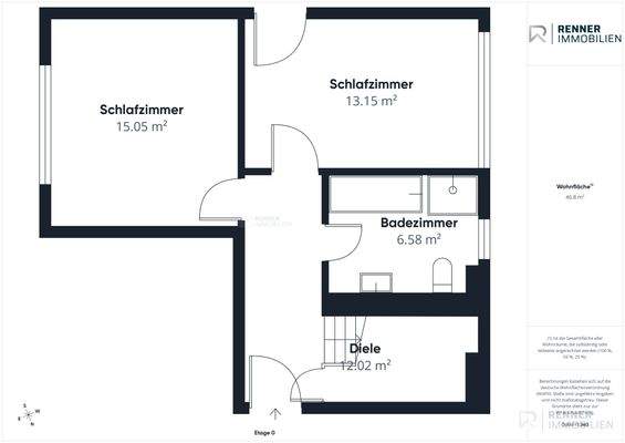 Grundriss 1. Etage