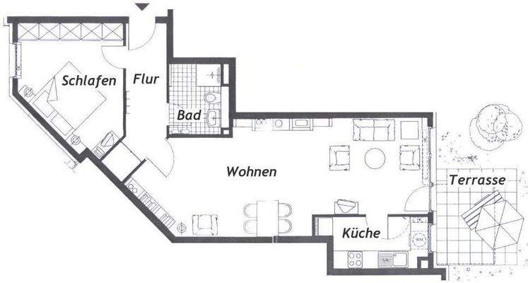 Grundriss (ohne Maßstab)