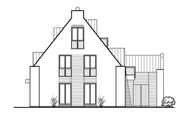 Planung: Nordwest-Ansicht