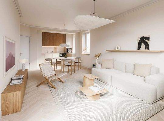 Wohn-Essbereich Visualisierung