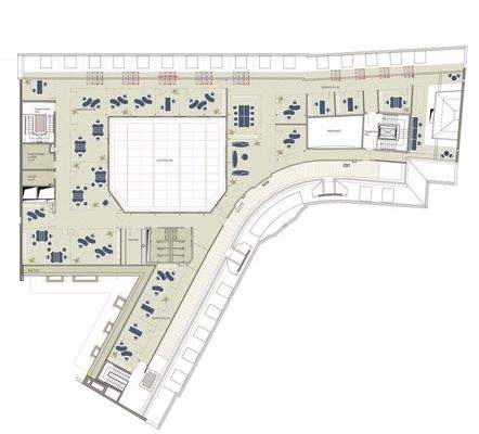 5. Obergeschoss - Zellenbüro
