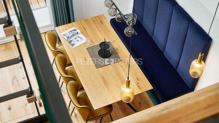 Essbereich WE14 Blick von der Galerie