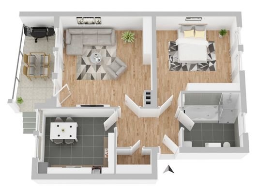 3D-Grundriss