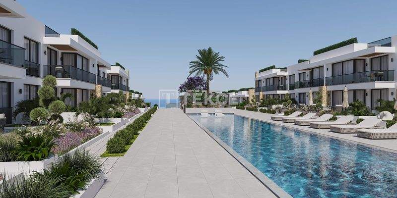Apartments with Pool Near the Sea in Gazimağusa