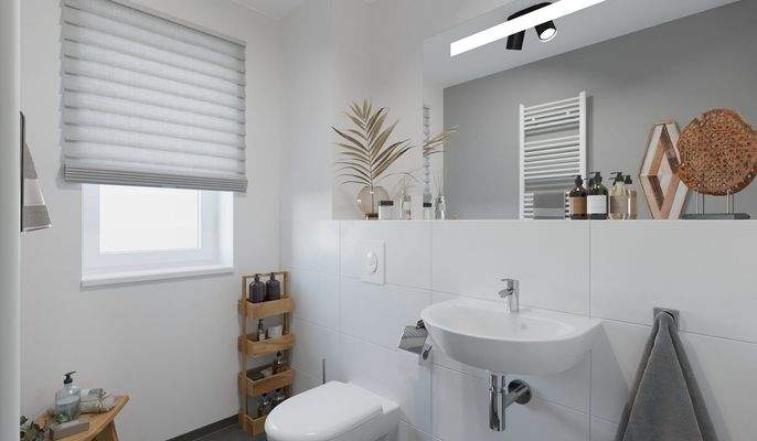 Komfortables Gäste-WC