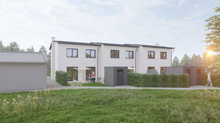 Visualisierung Gartenansicht