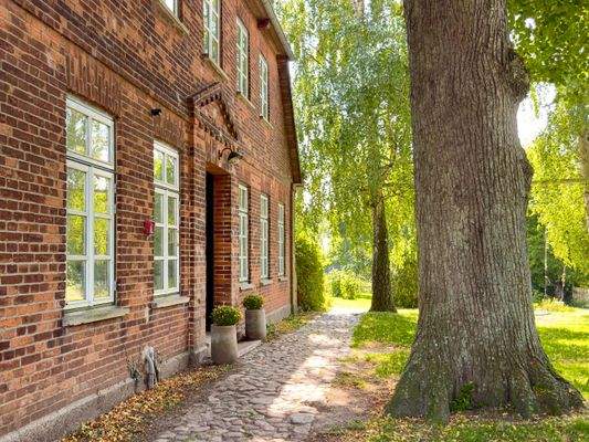 Seitliche Ansicht Giebelseite Süd-West