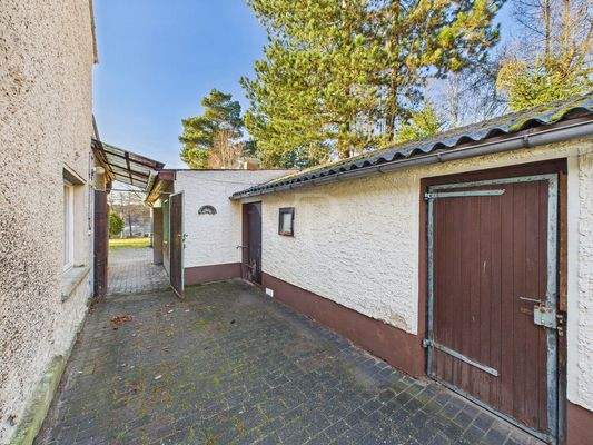 Blcik auf das Nebengelass