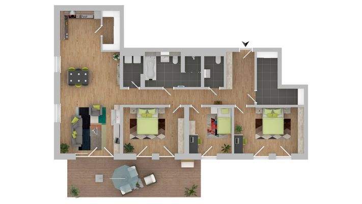 Grundriss nicht maßstäblich