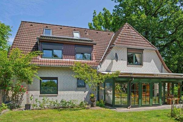 Rückansicht des Hauses