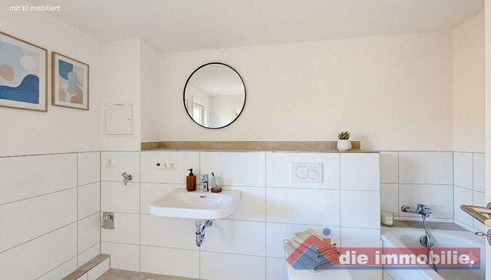 Bad mit KI möbiliert