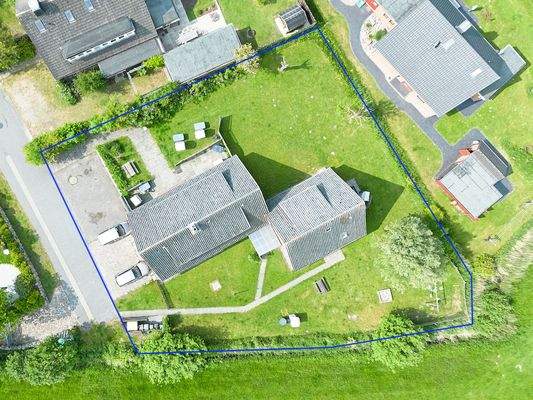 Draufsicht Grundstück