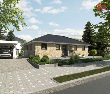 Ansicht Straße Verblendfassade