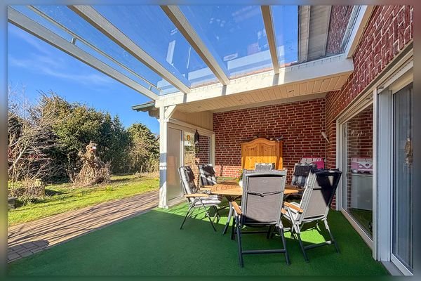 Überdachte Terrasse