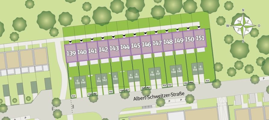 Leverkusen - Zuckerberg EFH - Lageplan 2BA