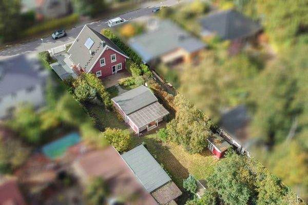 Luftbild Grundstück von hinten