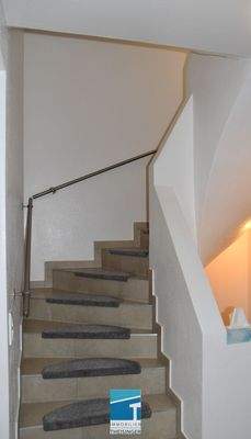 Treppe ins Obergeschoss