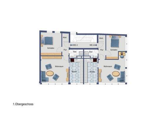 Grundriss 1. Obergeschoss
