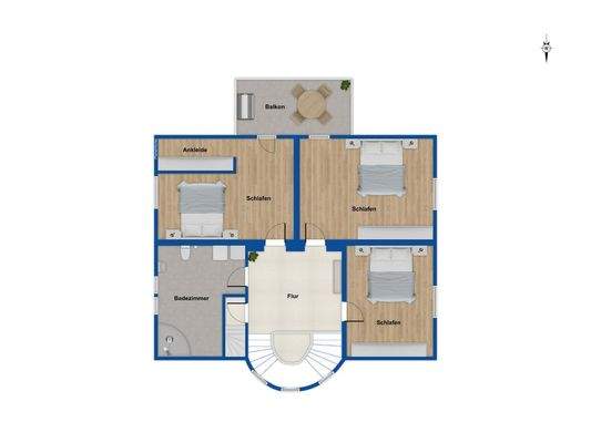 Grundriss Obergeschoss