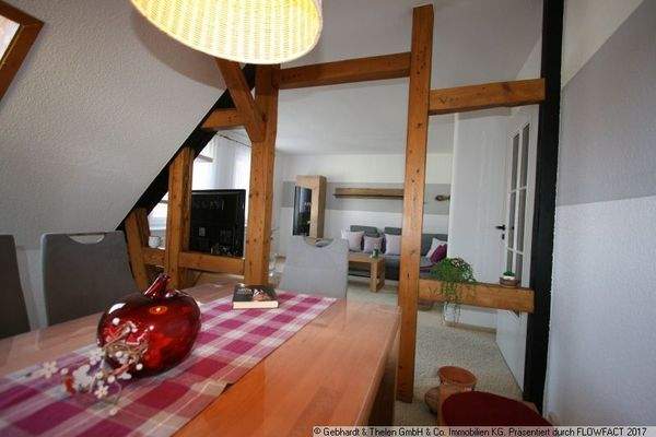 Wohnung Dachgeschoss Wohnzimmer