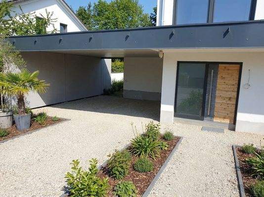 Doppelcarport (Beispiel KI)