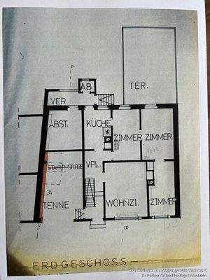 Grundriss Erdgeschoß